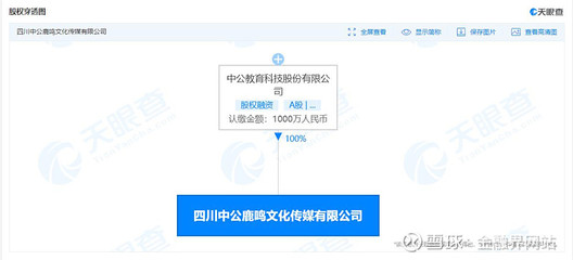 中公教育布局文化傳媒領域，成立注冊資本1000萬新公司